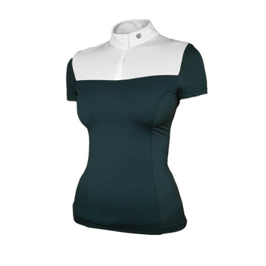 Polo da gara Equestrian Stockholm Fine Line donna maniche corte Lunedì drammatico