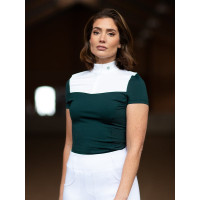 Polo da gara Equestrian Stockholm Fine Line donna maniche corte Lunedì drammatico