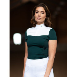 Polo da gara Equestrian Stockholm Fine Line donna maniche corte Lunedì drammatico