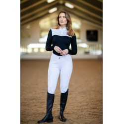 Polo da concorso Equestrian Stockholm Revenew a maniche lunghe da donna Nero edizione Polo da concorso Equestrian Stockholm Revenew a maniche lunghe da donna Nero edizione