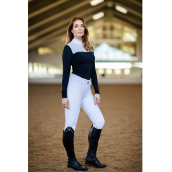 Polo da concorso Equestrian Stockholm Revenew a maniche lunghe da donna Nero edizione Polo da concorso Equestrian Stockholm Revenew a maniche lunghe da donna Nero edizione