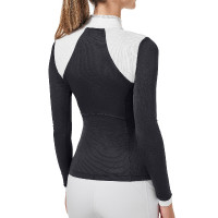 Polo da concorso Equestrian Stockholm Revenew a maniche lunghe da donna Nero edizione