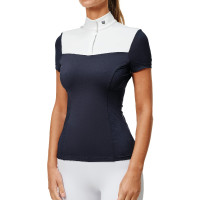Polo da concorso a maniche corte Equestrian Stockholm refined donna Marina Blu marino Polo da concorso a maniche corte Equestrian Stockholm refined donna Marina Blu marino