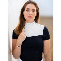 Polo da concorso a maniche corte Equestrian Stockholm refined donna Marina Blu marino Polo da concorso a maniche corte Equestrian Stockholm refined donna Marina Blu marino