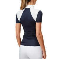Polo da concorso a maniche corte Equestrian Stockholm refined donna Marina Blu marino Polo da concorso a maniche corte Equestrian Stockholm refined donna Marina Blu marino