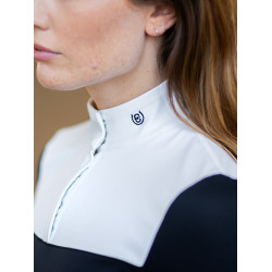 Polo da concorso a maniche corte Equestrian Stockholm refined donna Marina Blu marino Polo da concorso a maniche corte Equestrian Stockholm refined donna Marina Blu marino