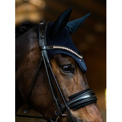 Protezione per il noseband Equestrian Stockholm Nero Protezione per il noseband Equestrian Stockholm Nero