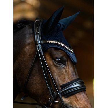 Protezione per il noseband Equestrian Stockholm Nero Protezione per il noseband Equestrian Stockholm Nero