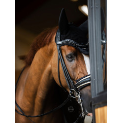 Protezione per il noseband Equestrian Stockholm Nero Protezione per il noseband Equestrian Stockholm Nero