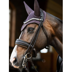 Protezione per il noseband Equestrian Stockholm Marrone