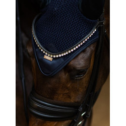Protezione per il noseband Equestrian Stockholm Marrone