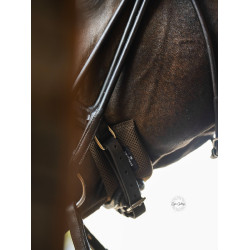 Protezione per il noseband Equestrian Stockholm Marrone