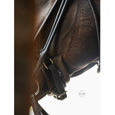 Protezione per il noseband Equestrian Stockholm Marrone