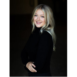 Maglione a collo alto lavorato a maglia Equestrian Stockholm da donna Nero edizione