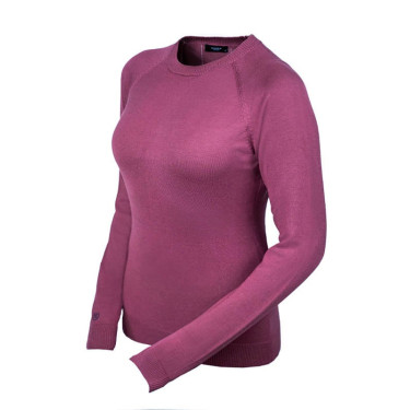 Maglione lavorato a maglia con collo rotondo Equestrian Stockholm donna Rosa intramontabile