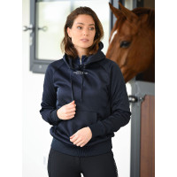 Felpa con cappuccio Equestrian Stockholm Ease donna Marina Blu marino