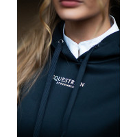 Felpa con cappuccio Equestrian Stockholm Ease donna Marina Blu marino