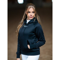 Felpa con cappuccio Equestrian Stockholm Ease donna Marina Blu marino Felpa con cappuccio Equestrian Stockholm Ease donna Marina Blu marino