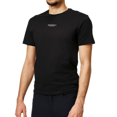 T-shirt Equestrian Stockholm uomo maniche corte Nero