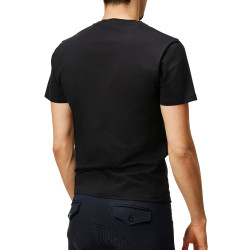 T-shirt Equestrian Stockholm uomo maniche corte Nero