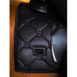 Sottosella da dressage Equestrian Stockholm Tutto nero scintillante