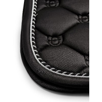 Sottosella da dressage Equestrian Stockholm Tutto nero scintillante