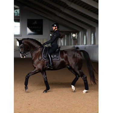 Sottosella da dressage Equestrian Stockholm Nero edizione