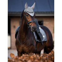 Sottosella da dressage Equestrian Stockholm Tutto nero scintillante