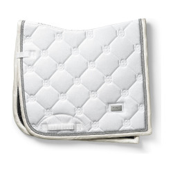 Sottosella da dressage Equestrian Stockholm Bianco scintillante