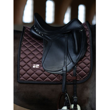 Sottosella da dressage Equestrian Stockholm Bagliore infinito Marrone