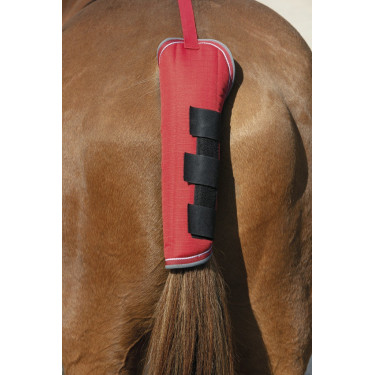 Proteggi-coda Equithème Tyrex 1200D Rosso / grigio