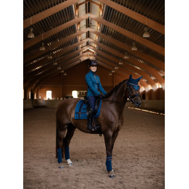 Sottosella da dressage Equestrian Stockholm con fasce Blu Monaco Sottosella da dressage Equestrian Stockholm con fasce Blu Monaco