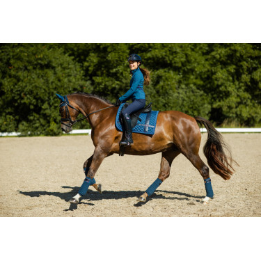 Sottosella da dressage Equestrian Stockholm con fasce Blu Monaco Sottosella da dressage Equestrian Stockholm con fasce Blu Monaco