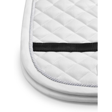 Sottosella da dressage Equestrian Stockholm con fasce Bianco