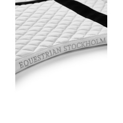Sottosella da dressage Equestrian Stockholm con fasce Bianco