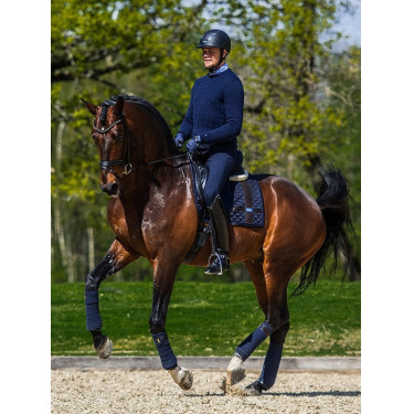 Sottosella da dressage Equestrian Stockholm con fasce in versione deluxe Argento Sottosella da dressage Equestrian Stockholm con fasce in versione deluxe Argento