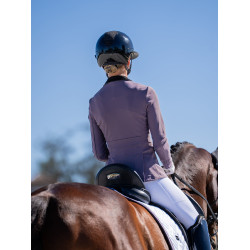 Sottosella da dressage Equestrian Stockholm moderno Bianco viola scuro