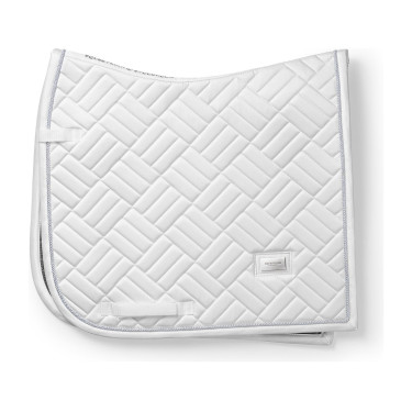 Sottosella da dressage Equestrian Stockholm moderno Perfezione bianca Bianco