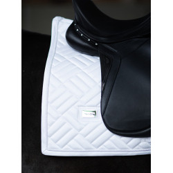 Sottosella da dressage Equestrian Stockholm moderno Perfezione bianca Bianco