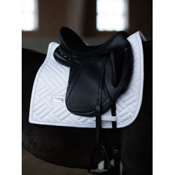 Sottosella da dressage Equestrian Stockholm moderno Perfezione bianca Bianco