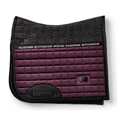 Tappetino da dressage Equestrian Stockholm Performance Nero corvino Viola