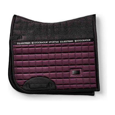 Tappetino da dressage Equestrian Stockholm Performance Nero corvino Viola