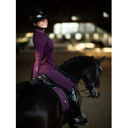 Tappetino da dressage Equestrian Stockholm Performance Nero corvino Viola
