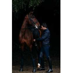 Giacca bomber Equestrian Stockholm da uomo Marina Blu marino