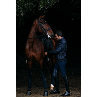 Giacca bomber Equestrian Stockholm da uomo Marina Blu marino