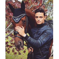 Giacca bomber Equestrian Stockholm da uomo Marina Blu marino