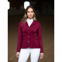 Giacca da concorso Equestrian Stockholm Select donna Bordeaux