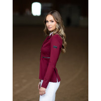 Giacca da concorso Equestrian Stockholm Select donna Bordeaux