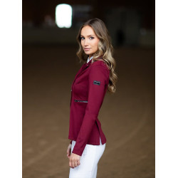 Giacca da concorso Equestrian Stockholm Select donna Bordeaux