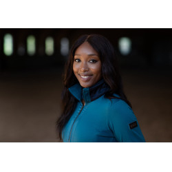 Giacca in pile Equestrian Stockholm da donna Blu aurora Giacca in pile Equestrian Stockholm da donna Blu aurora